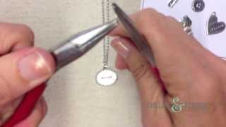 Learn How To Add A Charm to a Necklace with a Jump Ring  By Nelle and Lizzy [upl. by Arenat]