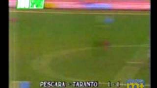 Pescara 11 Taranto Goal di Brunetti Serie B 19911992 [upl. by Sverre]