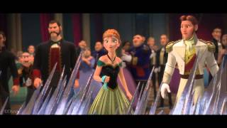 Frozen Elsa Flees From Arendelle Clip HD [upl. by Conrade818]