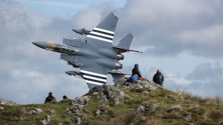 LAKENHEATH TO MACH LOOP HERITAGE JETS 4K [upl. by Llirred]