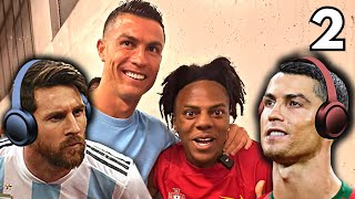 Messi amp Ronaldo React To Funny Clips 2 [upl. by Merdith]