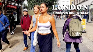 Kingston High Street in 4K  London  Stunning Visuals of the Town Kingston London [upl. by Rep]