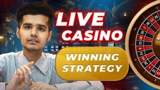 Live casino in India 2024  WINNING STRATEGY [upl. by Oaoj]