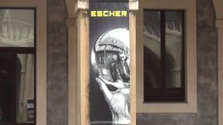 Le opere del genio olandese Escher in mostra a Catania [upl. by Brit]