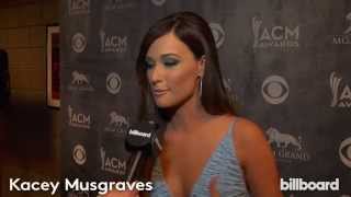 Kacey Musgraves backstage at the ACM Awards 2014 [upl. by Aicilra]