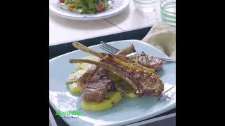 Lamb Cutlets with Herbs and Potato Salad [upl. by Onit737]