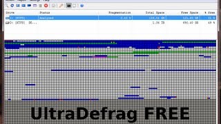 The Best HDD Defragmentation tool  UltraDefrag FREE [upl. by Player]