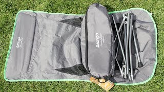 Packing Away the Vango Microlite Tall Camping Chair [upl. by Adlei]