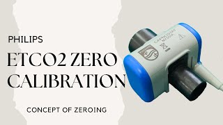 Etco2 Zero Calibration  Philips  Process of zeroing  Concept of zeroing  Why is it necessary [upl. by Clere380]