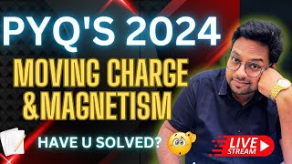 MOVING CHARGE AND MAGNETISM JEE MAINS 2024 PYQ  jee jeemains [upl. by Huntington]