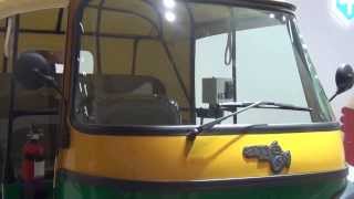 Piaggio Ape City CNG Auto Rickshaw TukTuk at 12th Auto Expo 2014 Greater Noida [upl. by Maurreen]