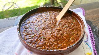 Salsa De Los 5 Chiles  La Famosa Salsa Taquera [upl. by Eidod]