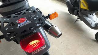 Suzuki DR650 Lexx exhaust SOUND dr650 suzukidr650 lexxexhaust [upl. by Milka]