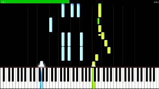 Waltz in A minor  Chopin Piano Tutorial Synthesia [upl. by Kilah]