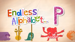 Endless Alphabet A to Z  Letter P  PESTER PORTRAIT POWERFUL PRANK  Originator Games [upl. by Nance]