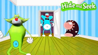 Oggy and the cockroaches game  Oggy hide and seek gameplay Matsya gamer [upl. by Nedrah72]