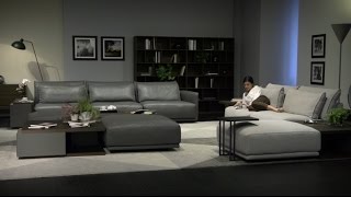 Natuzzi sofas  LONG BEACH Natuzzi Italia sofa [upl. by Gilliam]