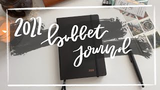 2022 Minimal Bullet Journal Setup  L1917  LindseyScribbles [upl. by Sremmus457]