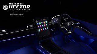 Finally All New 2022 MG Hector Is Here New Interiors  Official Teaser Video  Hector 2022 [upl. by Solrak]