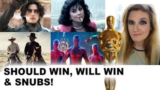 Oscars 2022 Nominations Snubs amp Predictions [upl. by Ajnin]