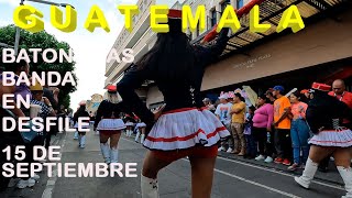 COLEGIOS DE GUATEMALA EN DESFILE DEL 15 DE SEPTIEMBRE GUATEMALA CIUDAD VIVILO CONMIGO [upl. by Aileen]