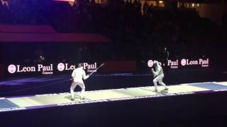 Peter Joppich vs Dimitry Rigin Fencing WC SemiFinal 2 Challenge International de Paris 2016 [upl. by Aneet]