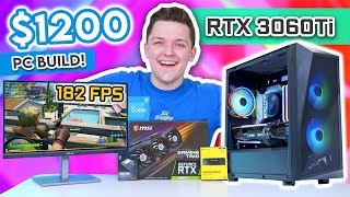 Best 1200 Gaming PC Build 2023 Full Build Guide  ft RTX 3060Ti [upl. by Jo Ann]