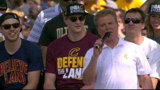 Cleveland Cavaliers 2016 Championship Parade Team Speeches FULL [upl. by Allan]