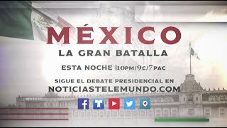 EN VIVO Tercer debate presidencial de los candidatos a la presidencia de México [upl. by Yrrat249]