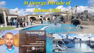 St George Parade of Homes 7 Million in St George Utah 2024 TheBophaJonathansAdventureShow [upl. by Enimisaj]