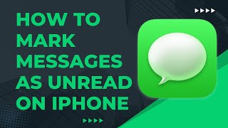 How to mark messages as unread on iPhone [upl. by Novyar]