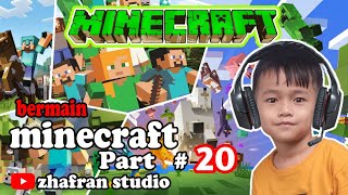 build part 20  rumah minecraft  minecraft craftworld [upl. by Dnomrej]