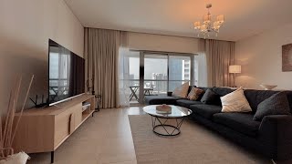 Elegant 2BR  Modernity Meets Horizon  Amwaj Island  AA [upl. by Anilorac]