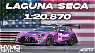 ACC Hotlap  Mercedes AMG GT3 EVO  Laguna Seca  v1102  Assetto Corsa Competizione [upl. by Clementius322]