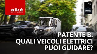 Patente B Quali veicoli elettrici puoi guidare [upl. by Grogan]