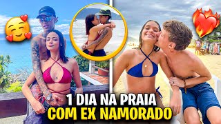 5 COISAS QUE ROLARAM NA PRAIA COM MEU EX eles se beijaram [upl. by Iznik]