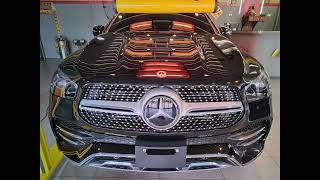 M Benz GLE Coupe GLE300d 4MATIC 新車預約鍍膜施工超級亮艷完美保護大器完工 [upl. by Kaehpos]