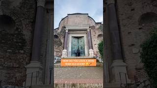 Most ancient door in Rome being opened and closed every day [upl. by Ecadnarb]