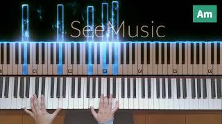 El amado viene  Montesanto  Piano tutorial  Cifrado [upl. by Smoot801]