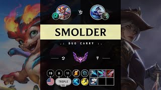 Smolder ADC vs Ashe  NA Master Patch 149 [upl. by Stringer478]