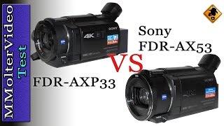 FDRAX53 VS FDRAX33  4K Camcorder Test von MMolterVideo [upl. by Rehptosirhc]