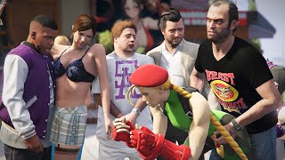 quotMichael Amanda And Trevorquot The Love Triangle And Franklins Adventure With Jimmy In GTA 5 [upl. by Hartmunn]