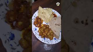 SoyabeanPaneer Ki Sabji Roti With Pampad 🤤 shorts youtubeshorts paneerkisabzi cooking recipe [upl. by Raybin127]