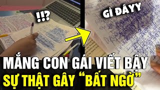 Mắng con gái vì NHÌN VỞ toàn nét nguệch ngoạc SỰ THẬT sau đó khiến mẹ NỂ PHỤC  Tin Nhanh 3 Phút [upl. by Belford]