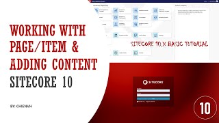 04Working with Page Item and Adding Content  Sitecore 10 Basic Tutorial [upl. by Brainard771]