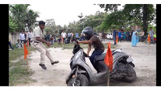 Two wheeler driving test Tamilnadu ll funny driving test in RTO office [upl. by Murial]