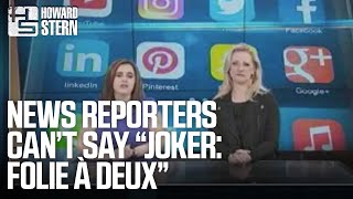 News Reporters Can’t Pronounce “Joker Folie à Deux” [upl. by Afihtan745]