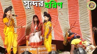 রাবনের আদেশে এক ৠষি মর্ণি হরিণের রূপ ধরে রাম সিতার কাছে  Ramayon Gaan  MonosaGanFlok [upl. by Attenol]