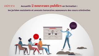 MOTION DESIGN  ECOLE NATIONALE DE LA MAGISTRATURE  VOEUX 2023 [upl. by Nosned792]