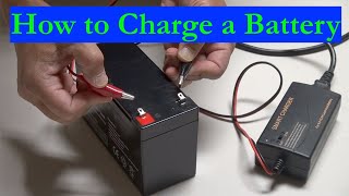 How to Charge a Batterylead acid and lithiumion batteries 2021 [upl. by Lenard]